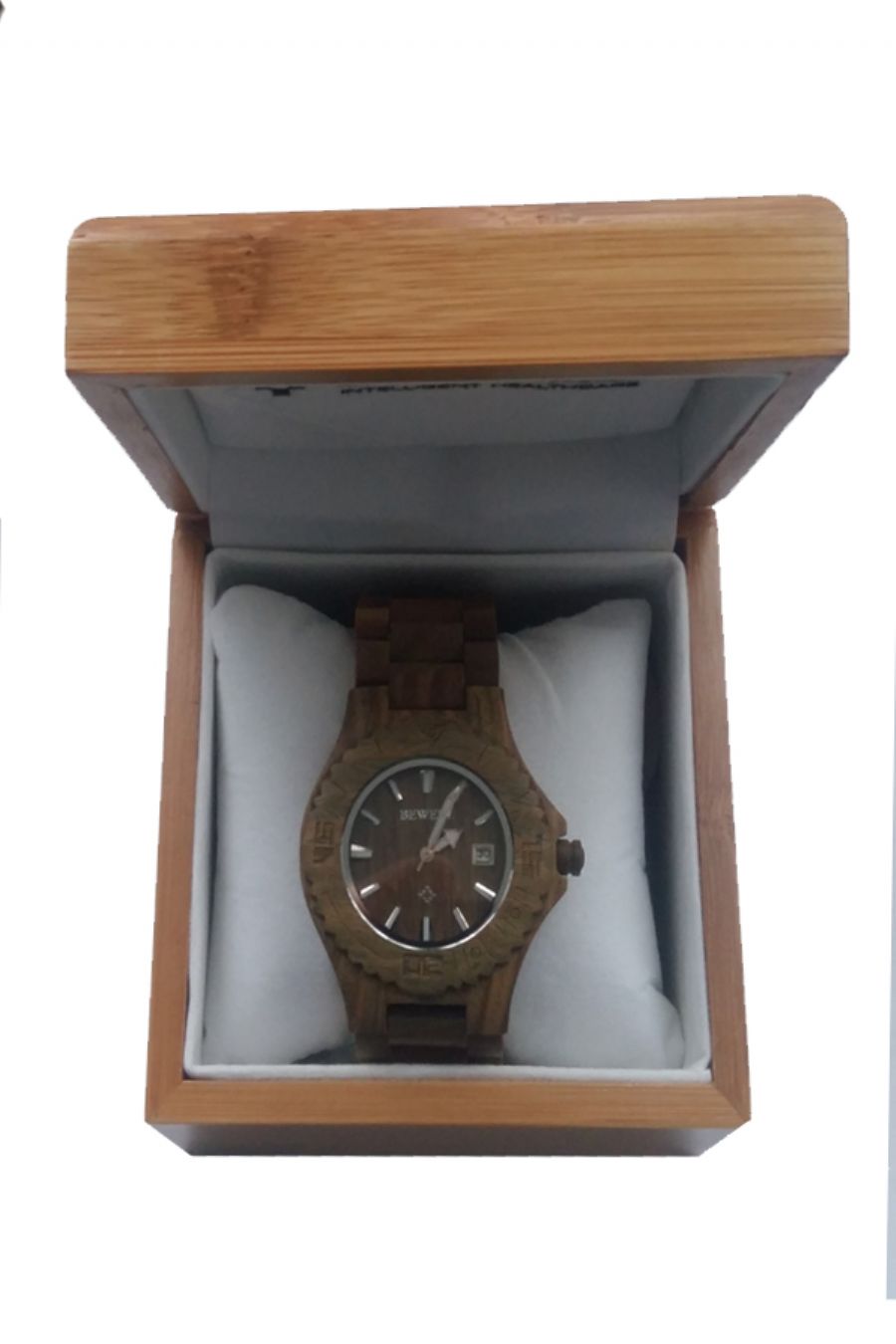 Caja de madera de bambú para relojes de madera Caja de madera de bambú para relojes de madera